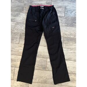Koi Lite Peace 721T Slim Fit Scrub Pants Tall Small Cargo Pockets Black Bottoms